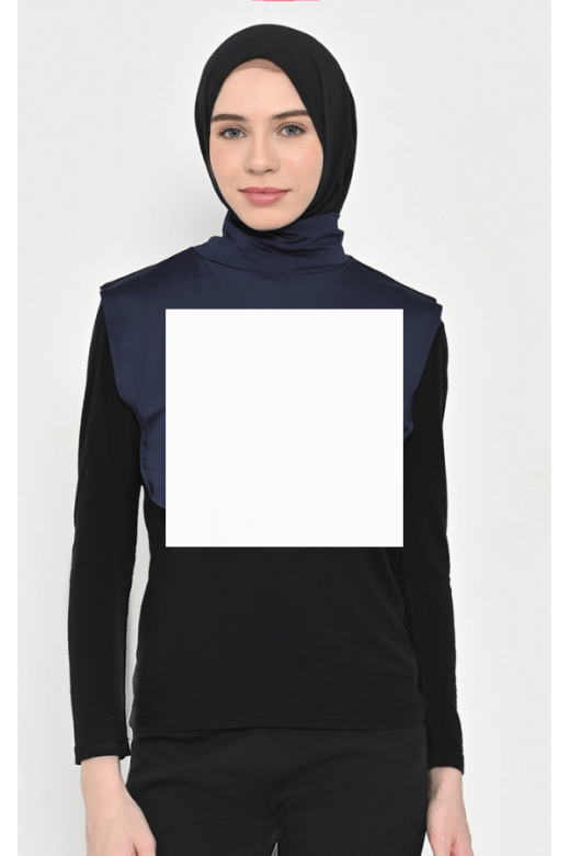 Naura Inner Neck Hijab Navy
